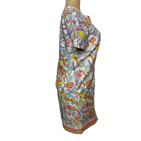 Trina Turk Arboretum Sheath Dress Pastel NWT 8 - Picture 4 of 11